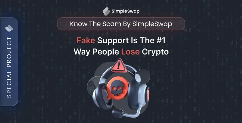 Counterfeit assistance — SimpleSwap Know Scam cover